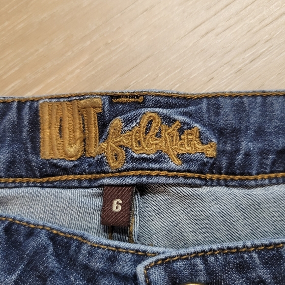 Kut From the Kloth Jeans Women's sz 6 Bardot Skinny Boyfriend Mid Rise Crop - Picture 7 of 12